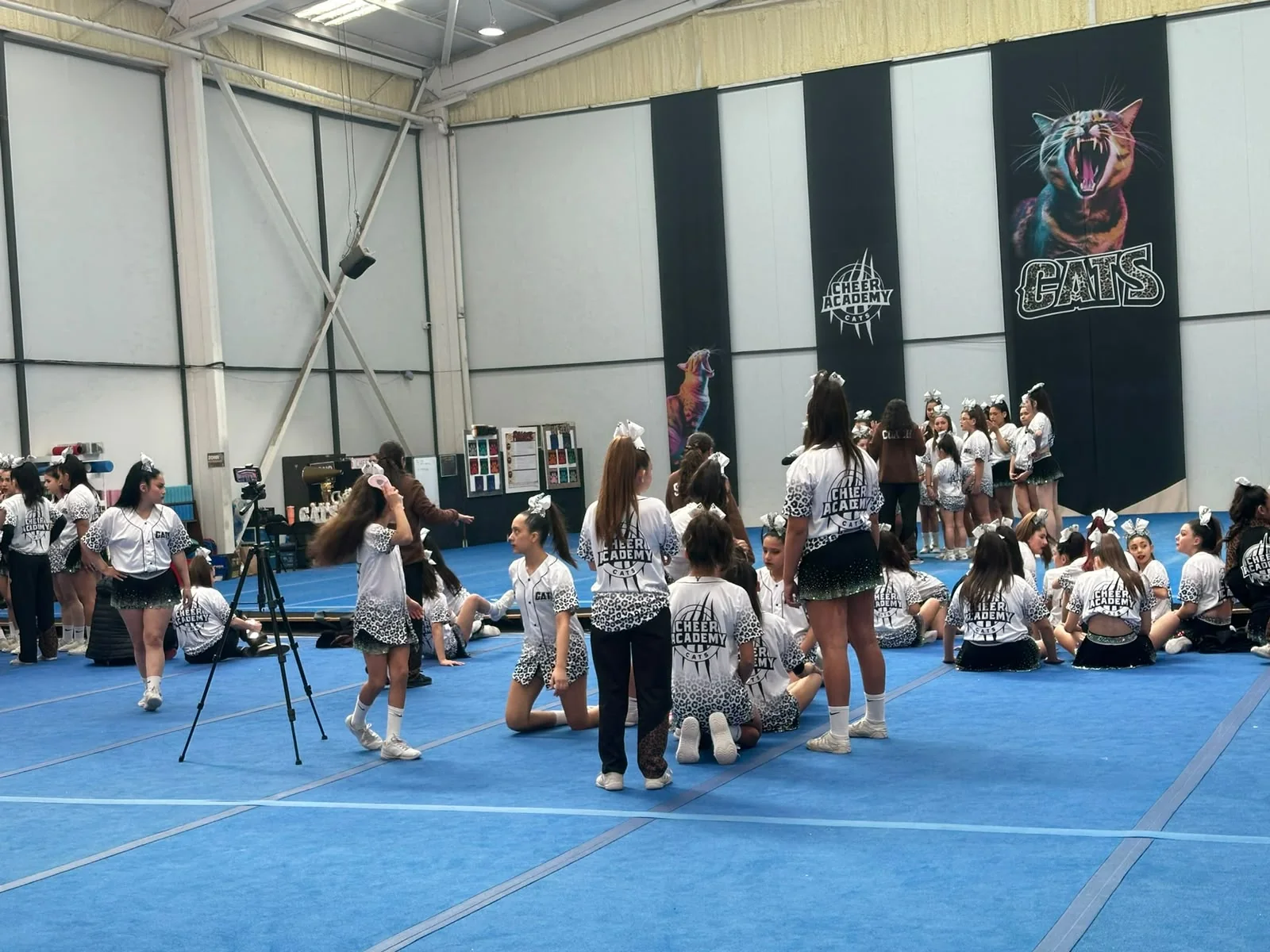 Atletas CATS entrenando en la academia